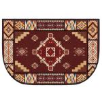 Southwestern Fireproof Fireplace Hearth Rug - Vintage Aztec