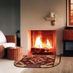 Southwestern Fireproof Fireplace Hearth Rug - Vintage Aztec