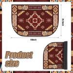 Southwestern Fireproof Fireplace Hearth Rug - Vintage Aztec