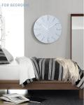 Modern 12 Inch Silent Wooden Wall Clock