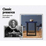 Iron Table Legs with Non-Slip Pads - Black