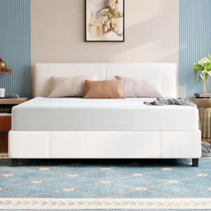 Gwydre Queen Memory Foam Mattress with Washable Cover