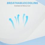 Gwydre Queen Memory Foam Mattress with Washable Cover