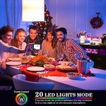 Dystler Black Sideboard Buffet with Storage & Lights