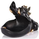 Black Wild Boar Key Bowl and Candy Dish