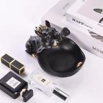 Black Wild Boar Key Bowl and Candy Dish