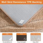 Non-Slip Soft Beige Bath Mat 16"x24