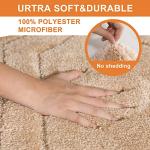 Non-Slip Soft Beige Bath Mat 16"x24
