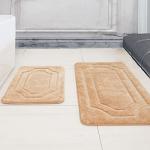 Non-Slip Soft Beige Bath Mat 16"x24