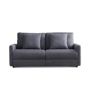 Charcoal Grey 2-Seater Folding Sofa Bed