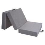 Portable Tri-Fold Mattress with Non-Slip Bottom