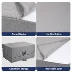Portable Tri-Fold Mattress with Non-Slip Bottom