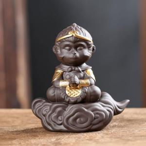 Handmade Wukong Monkey King Tea Pet Statue