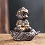 Handmade Wukong Monkey King Tea Pet Statue