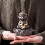 Handmade Wukong Monkey King Tea Pet Statue