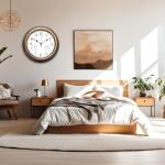 12-Inch Waterproof Wall Clock with Temperature & Humidity