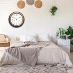 12-Inch Waterproof Wall Clock with Temperature & Humidity