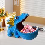 Blue Dragon Big Mouth Resin Candy Dish