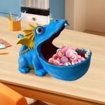 Blue Dragon Big Mouth Resin Candy Dish
