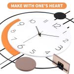 Modern Silent Wall Clock for Home Decor