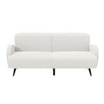 Oikiture 3-Seater Sherpa Sofa for Living Room