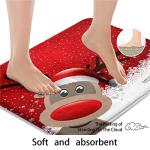 Cute Deer Christmas Bath Rug Set of 3