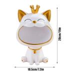 Big Mouth Cat Statue for Storage and Decor