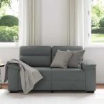 Dark Grey 2-Seater Sofa for Living Room