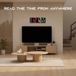 16.5" Bluetooth Digital Wall Clock with Remote