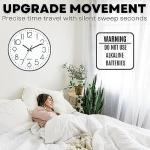 Battery Operated 12-Inch Silent Wall Clock