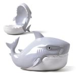 Shark Candy Dish Cookie Jar Home Decor 9.1