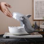 Shark Candy Dish Cookie Jar Home Decor 9.1