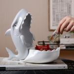 Shark Candy Dish Cookie Jar Home Decor 9.1