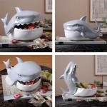 Shark Candy Dish Cookie Jar Home Decor 9.1