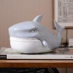 Shark Candy Dish Cookie Jar Home Decor 9.1
