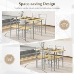 Giantex 5-Piece Counter Height Dining Set