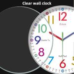 12-Inch Silent Wall Clock for Kids' Learning