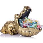 Crocodile Candy Dish and Key Bowl Sculpture