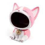 Lucky Cat Statue Key Bowl for Entryway Decor