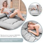 MAXYOYO Foldable Japanese Floor Futon Mattress – Gray