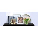 Elegant Black Console Table with 3 Drawers