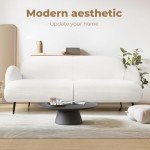 Soft Boucle Loveseat Sofa for Living Room