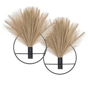 Boho Wall-Mounted Metal Art Decor - 2 Pack