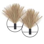 Boho Wall-Mounted Metal Art Decor - 2 Pack