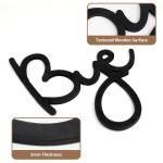 Love You Bye Wood Sign for Home Decor