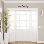 Love You Bye Wood Sign for Home Decor