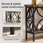 Tribesigns 70.9-Inch Rustic Industrial Sofa Table