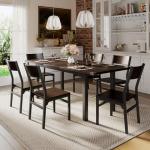 7-Piece Extendable Dining Table and Chairs Set