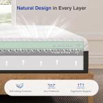 Green Tea Memory Foam Queen Mattress, 12 Inch