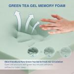 Green Tea Memory Foam Queen Mattress, 12 Inch